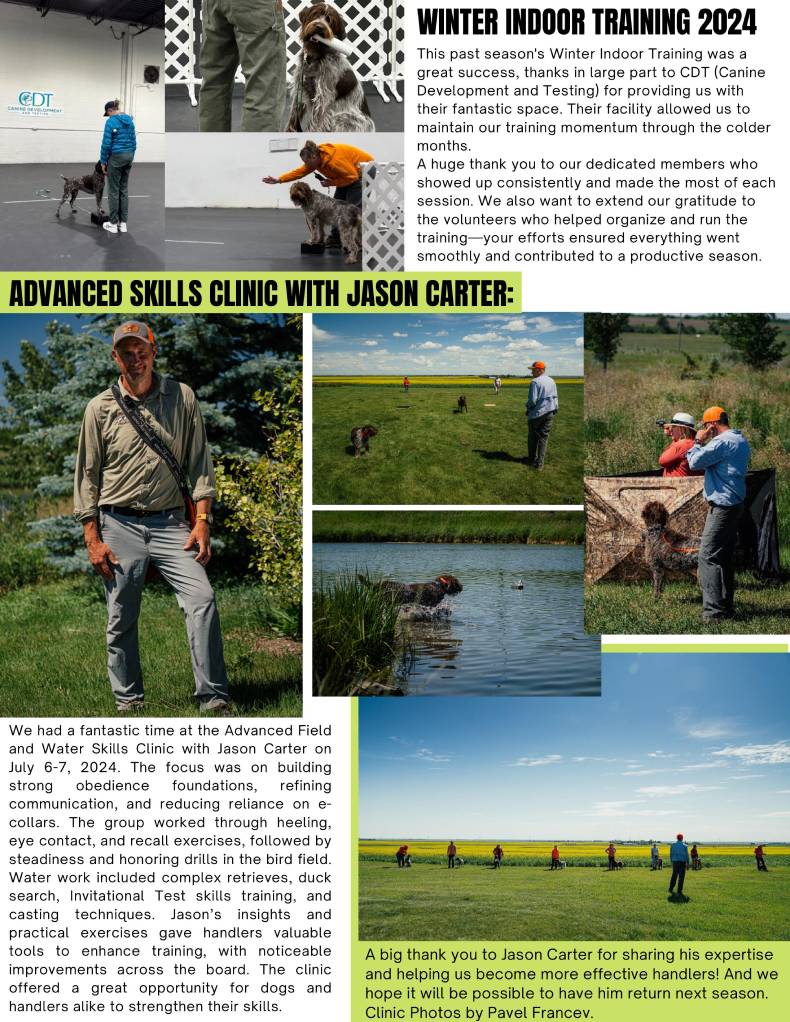 second page of prairie vista newsletter